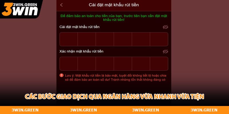 Các bước giao dịch qua ngân hàng vừa nhanh vừa tiện